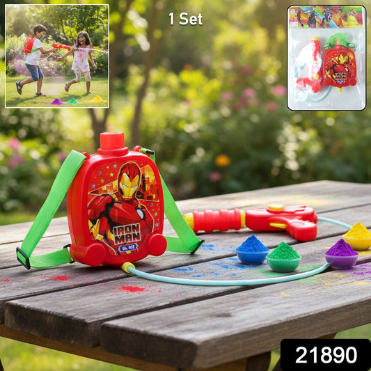 Water shooter with back tank and pipe