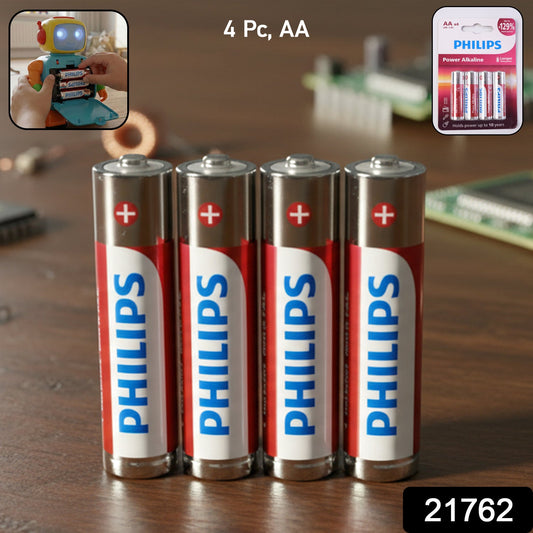 AA Alkaline Batteries 4 Piece Pack