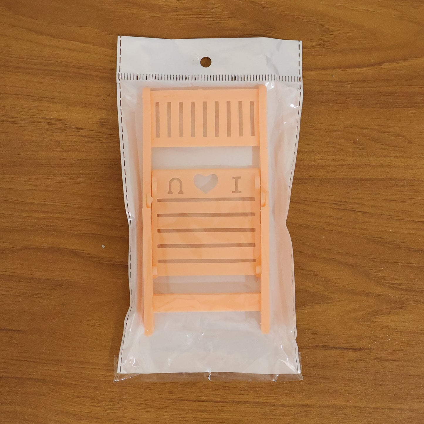 Mini Chair Shape Mobile Stand Holder (1 Pc / Peach Color)