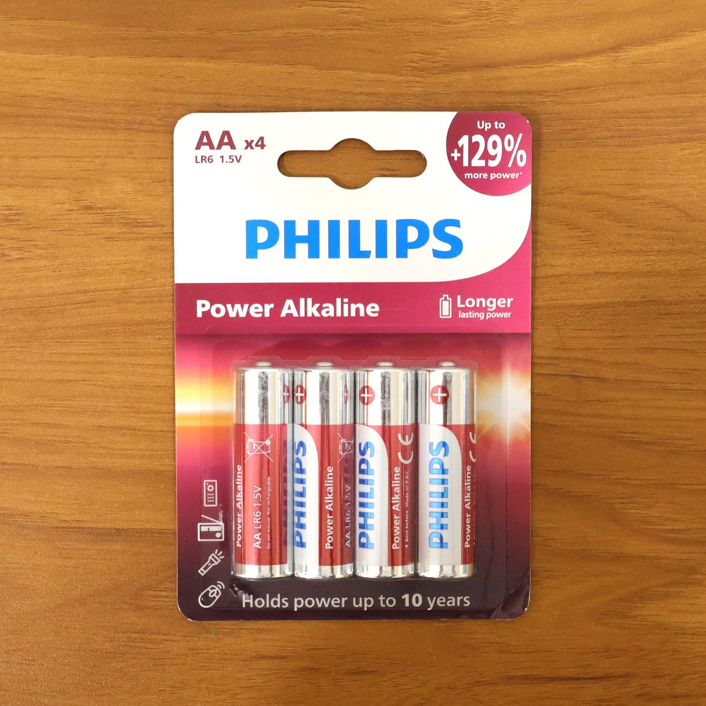 AA Alkaline Batteries 4 Piece Pack