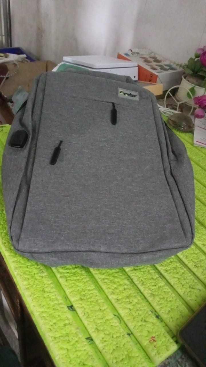 Laptop Backpack / Office Bag / School Bag (1 Pc / Shoulder Belt Strap Not Included)