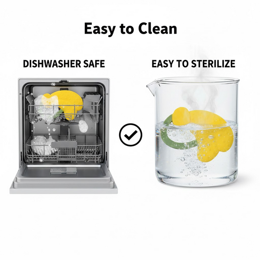 Baby Silicone Teether (1 Pc): Food Grade, Non-Toxic, Teething Relief (3 Months+)