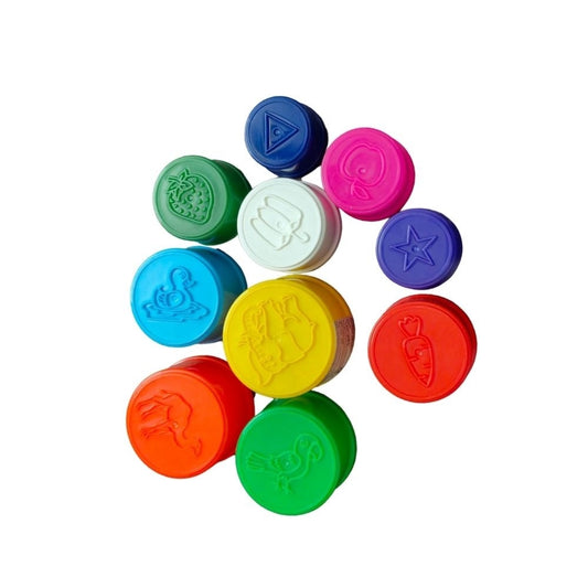 10_Pcs Set Cup Clay Stamp | Clay | Creative Toys| 3+ Years