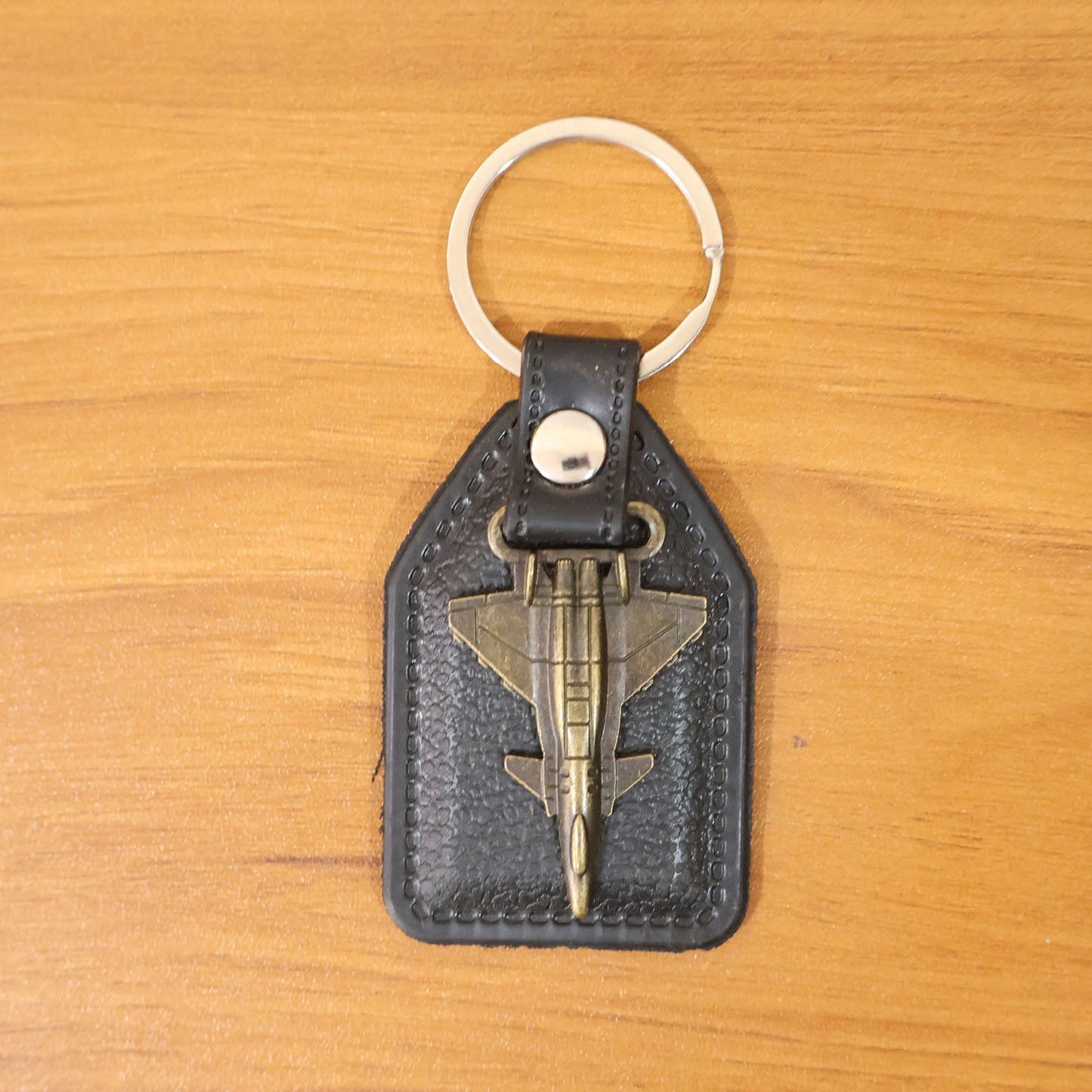 Premium Aircraft Design Leather Finish Keychain (1 Pc)