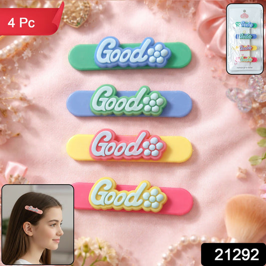 Pack of 4 stylish hair clips
