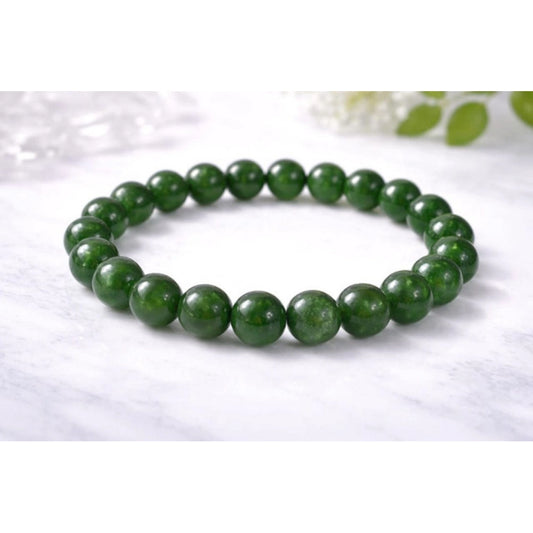 Generic Natural Crystal 8mm Green Aventurine Bracelet (Green)