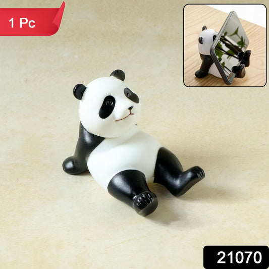 Adorable panda design phone stand