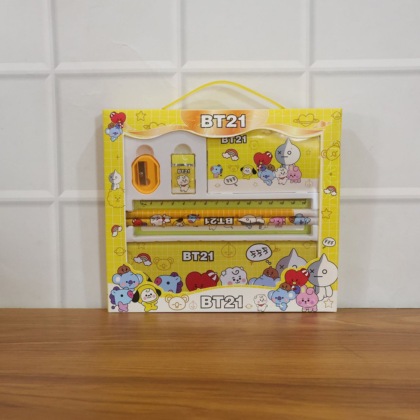 Premium Cartoon Printed Pencil Box Stationery Set (1 Pc)