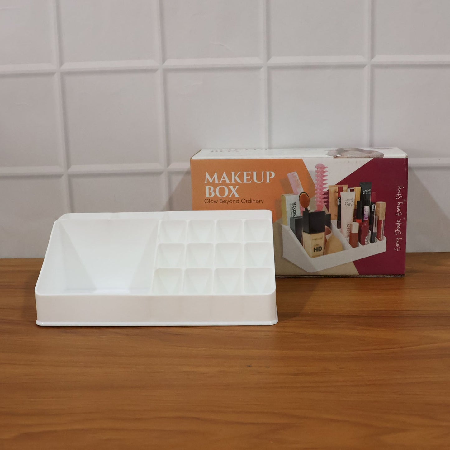 Makeup Organiser Cosmetic Makeup Lipstick Storage Box (1 Pc)