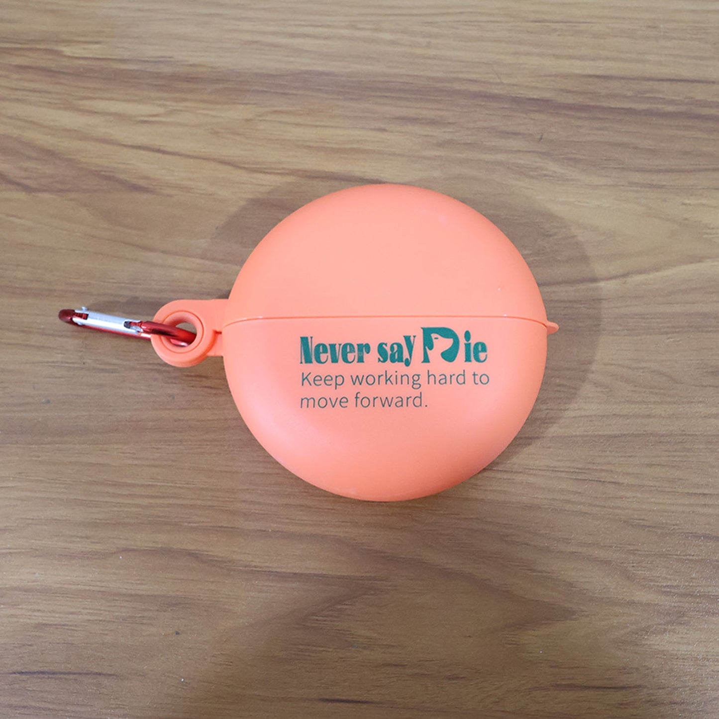 Plastic Round Multi-Purpose Empty Storage Box with Keychain (1 Pc)