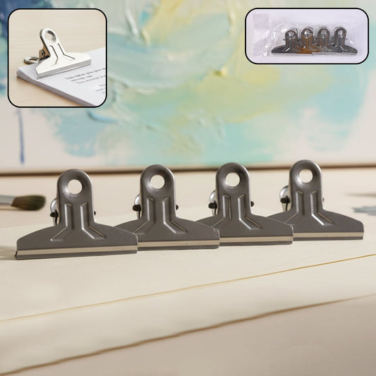 Metal Bulldog Clip Set