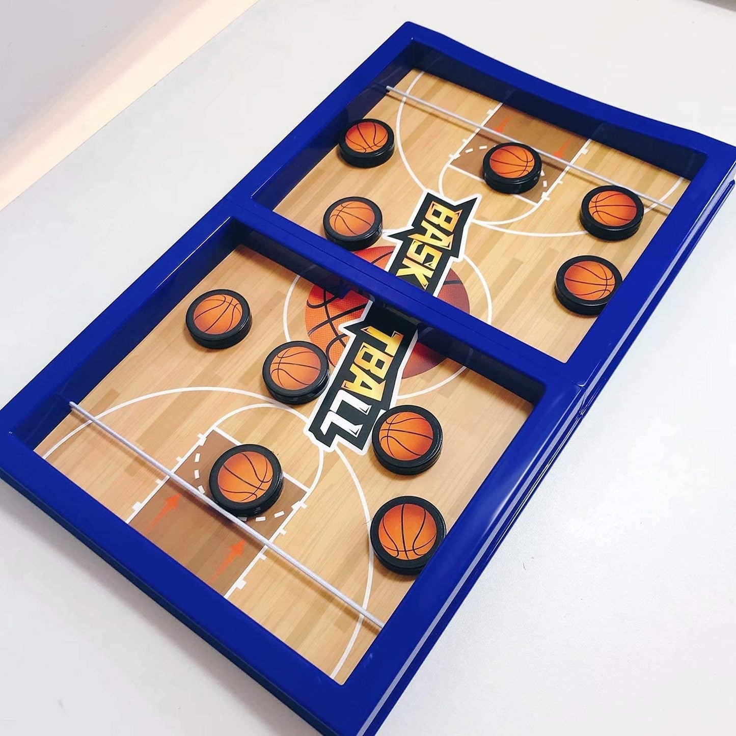 Fast Sling Basketball Puck Game Paced Table Desktop Battle Ice Hockey Game