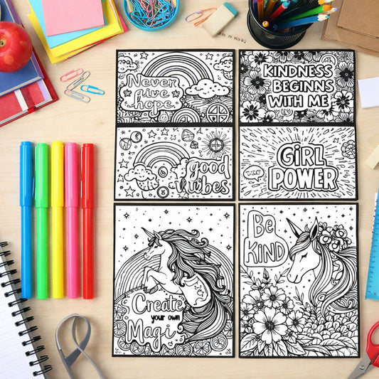 Creative Kids Colouring & Activity Poster Set (11 Pc)