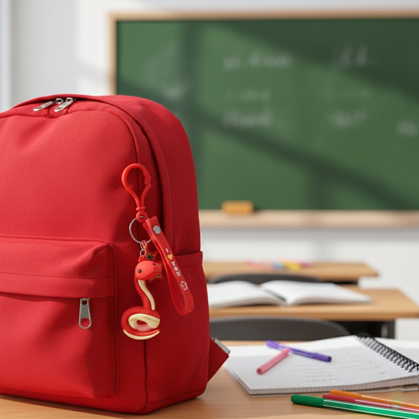 Fun snake design bag charm