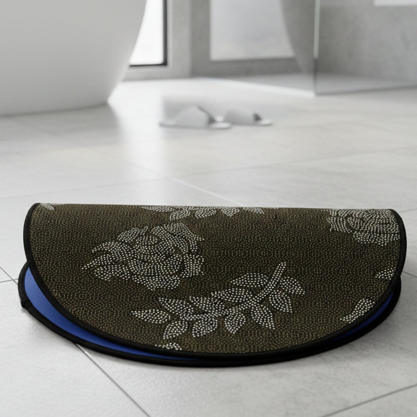 Anti slip Oval Mat, Super Absorbent Floor Mat, Bath Mat, Soft Carpet , bathmat