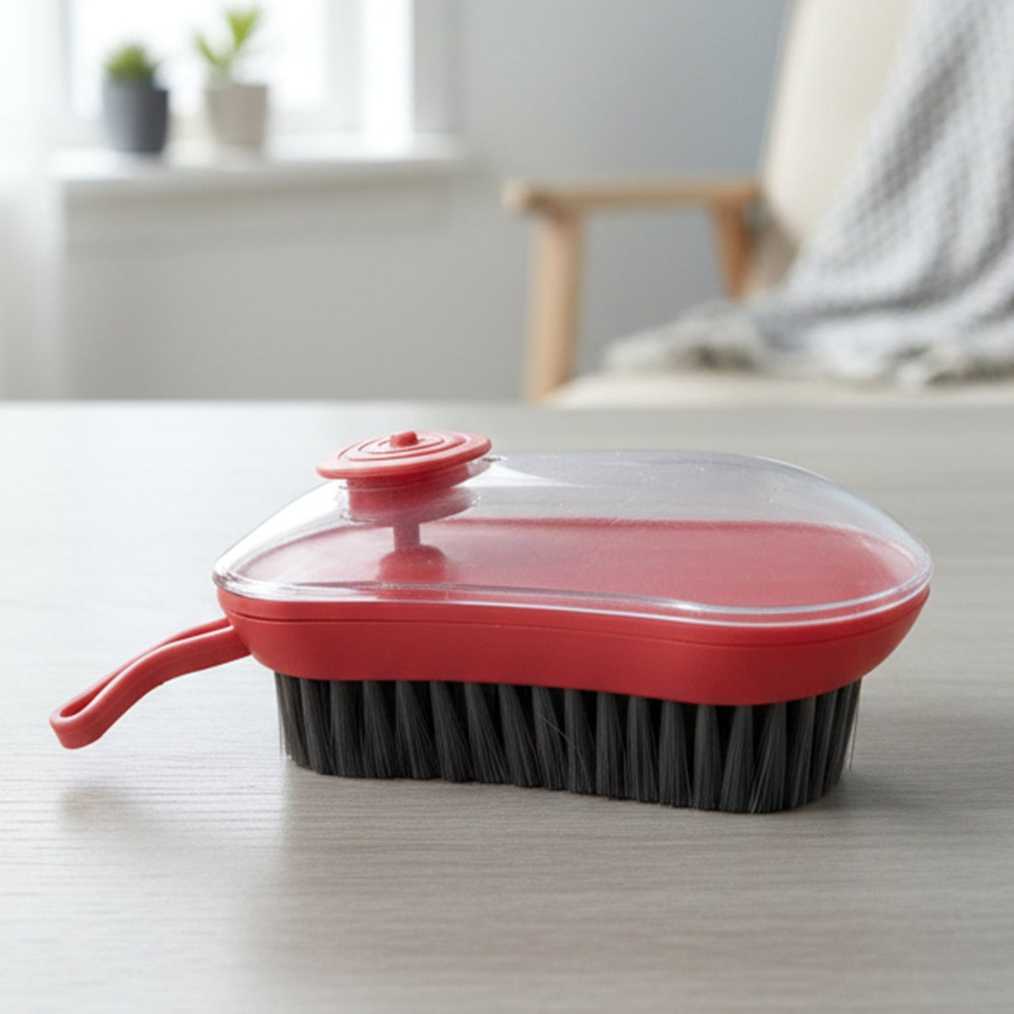 Hydraulic Cleaning Brush with Water Flow Control Handle (1 Pc)