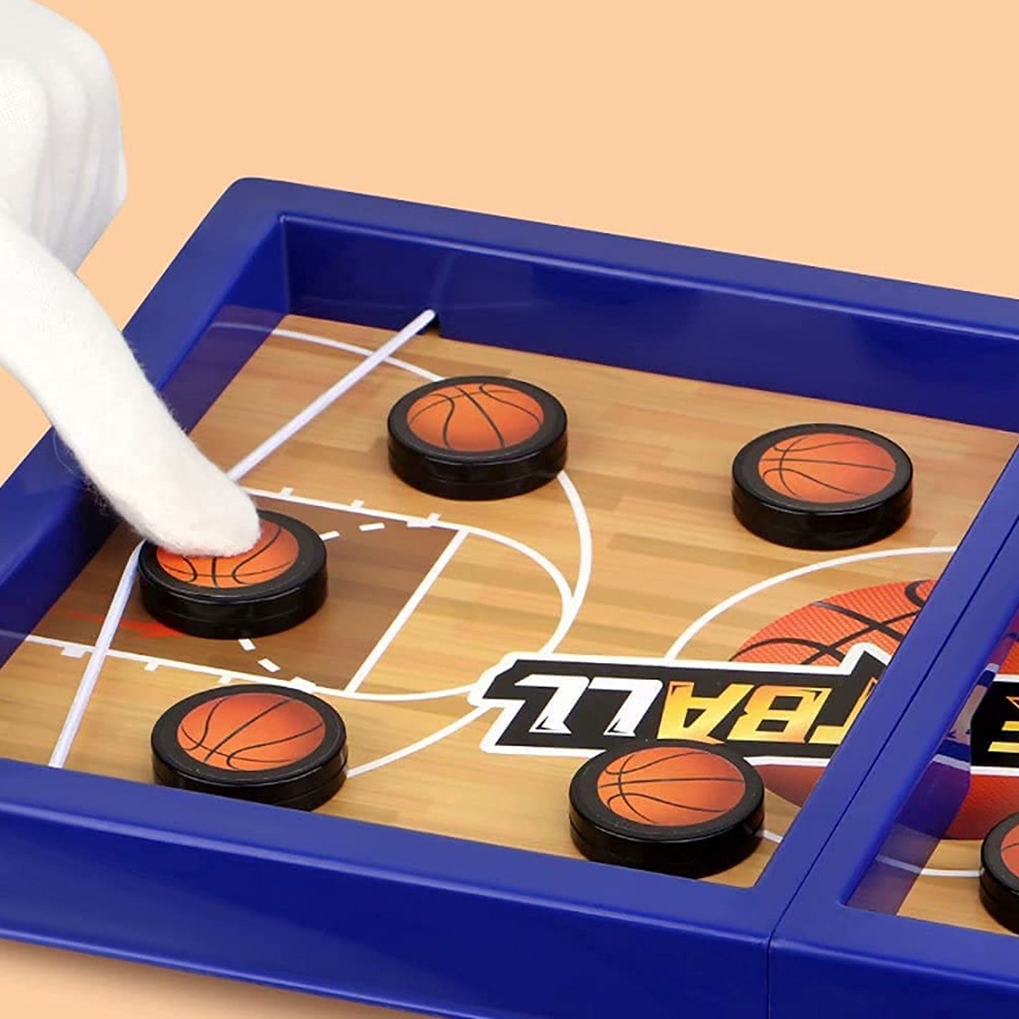 Fast Sling Basketball Puck Game Paced Table Desktop Battle Ice Hockey Game