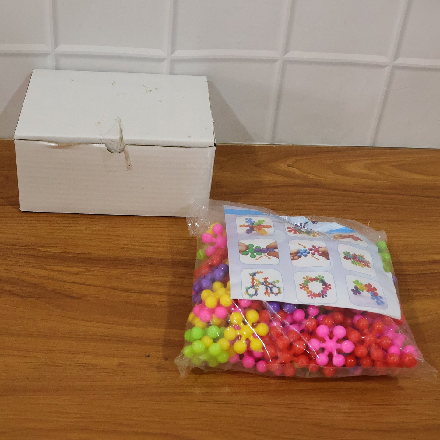 DIY Building Blocks Toy for Kids – Colourful Creative Puzzle (1 Set)