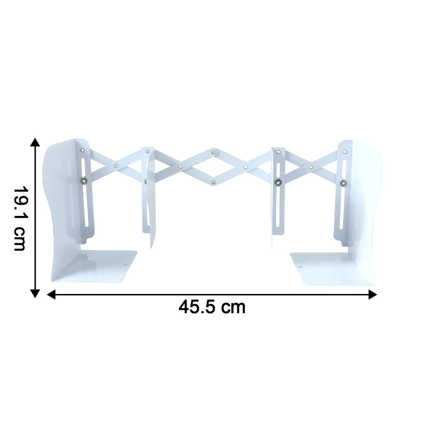Adjustable Telescopic Iron Desk Book Stand (1 Pc)