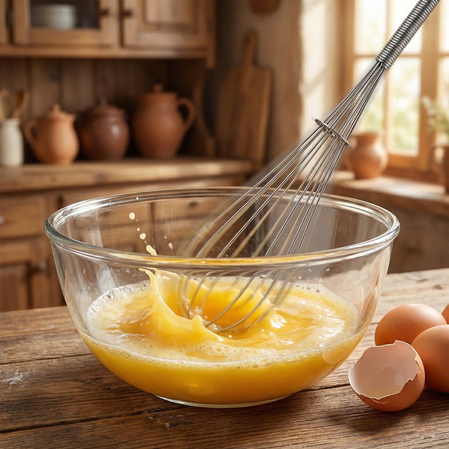 Manual Stainless Steel Whisk and Pav Bhaji Potato Masher Combo Set (2 Pc Set)