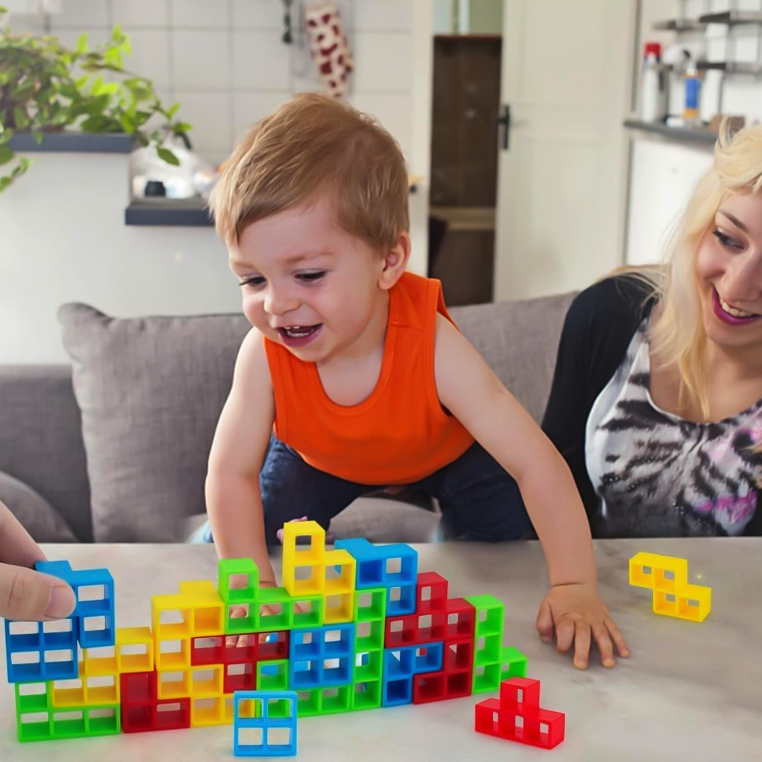 Family balance block game toy
