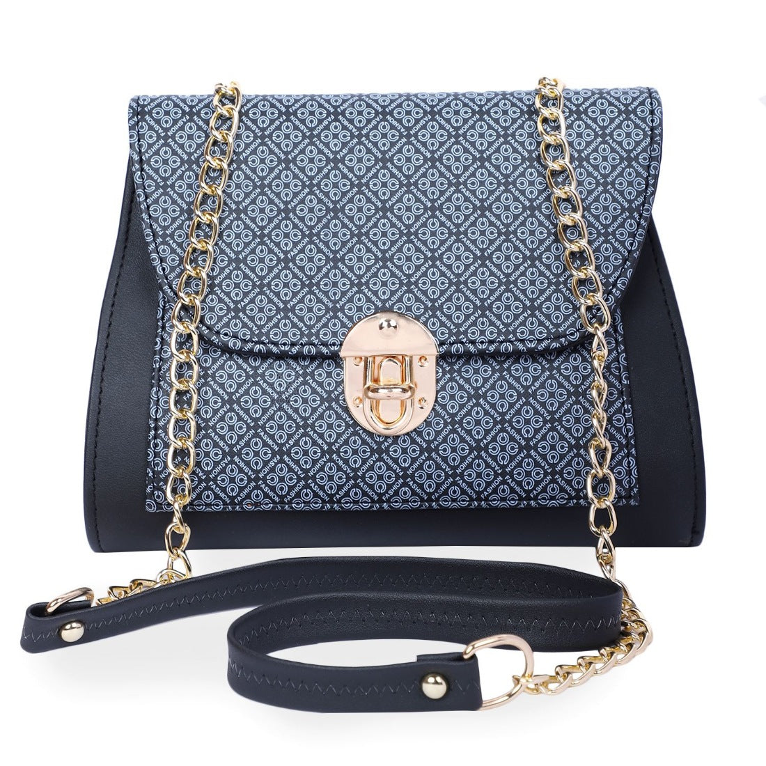 Generic Women's Faux Leather Sling Bag (Grey)