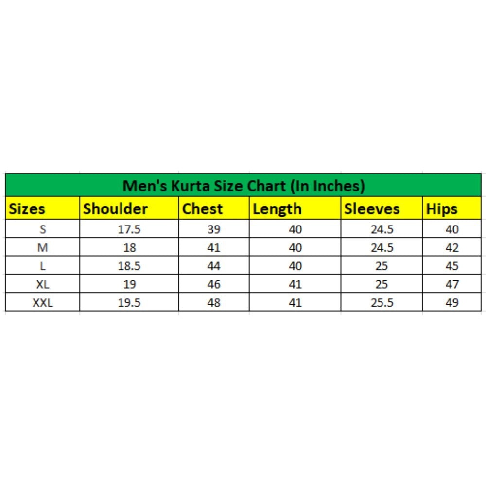 Generic Men's Casual Cotton Printed Full Sleeve Kurta Pyjama Set (Maroon)