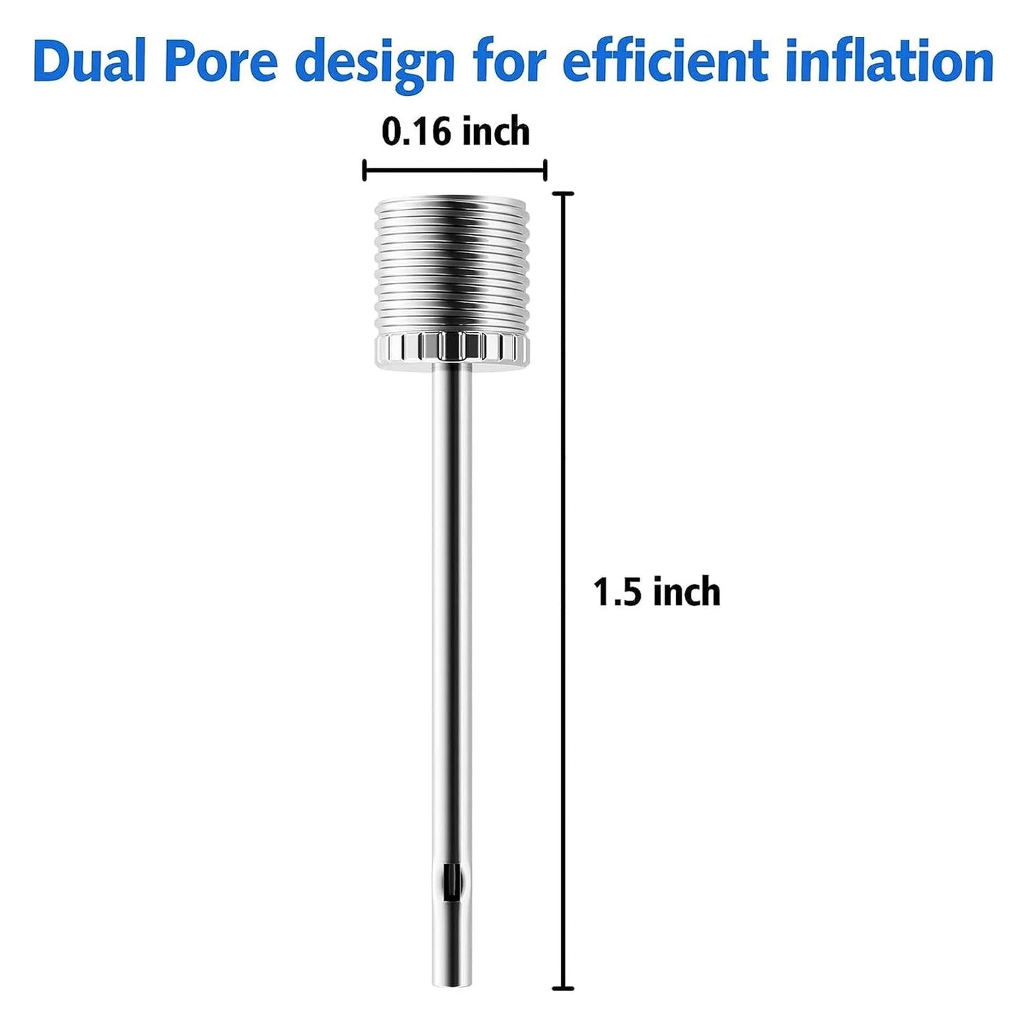 Stainless Steel Ball Pump Needle Pin Adapter (1 Pc)