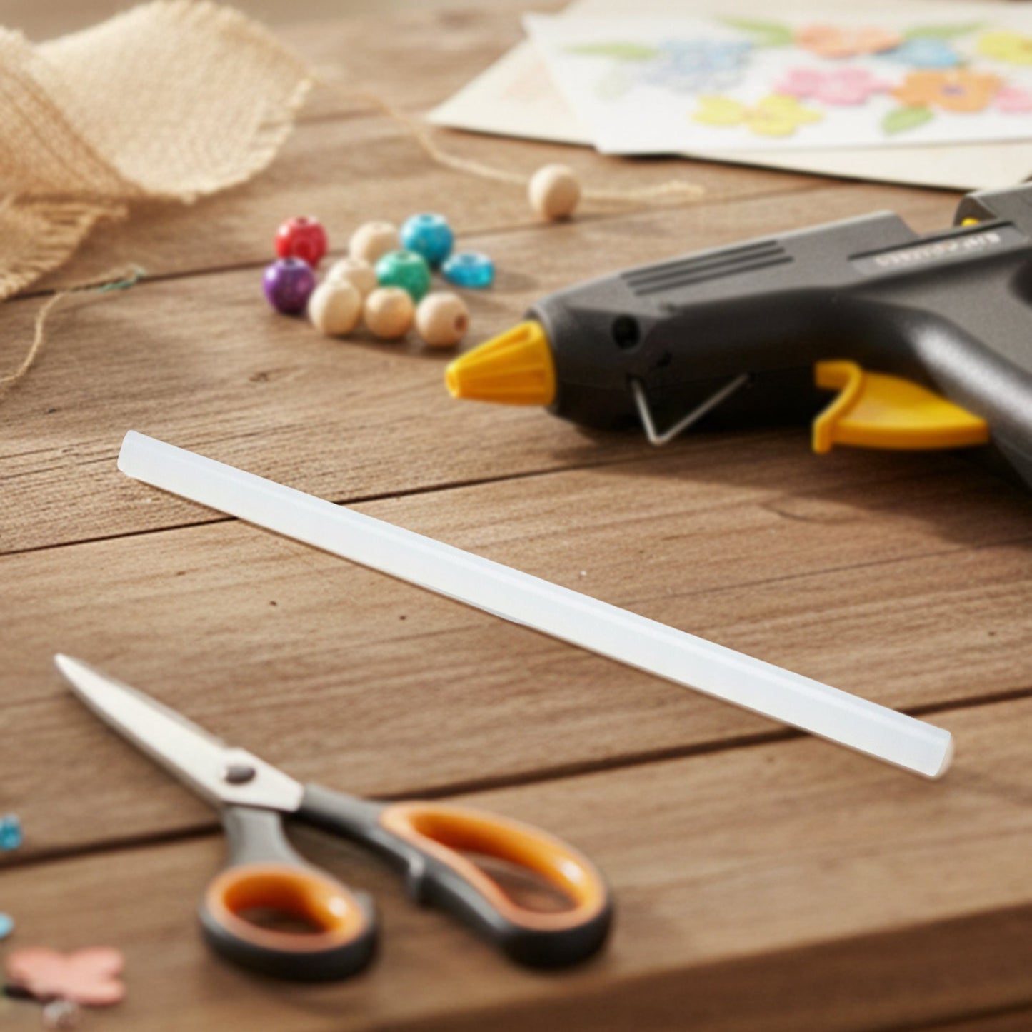 Extra Long Hot Melt Glue Stick 29 cm (1 Set)