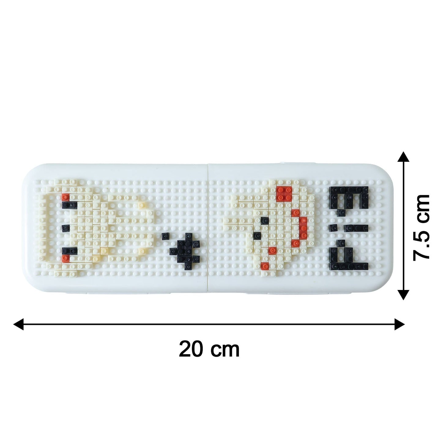 Decorative Pixel Art Style Desk Pen Holder (1 Pc)