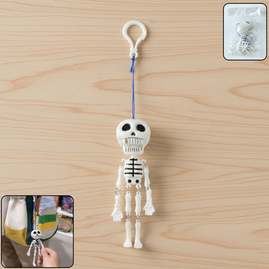 Hanging Skeleton Doll Keychain (1 Pc)