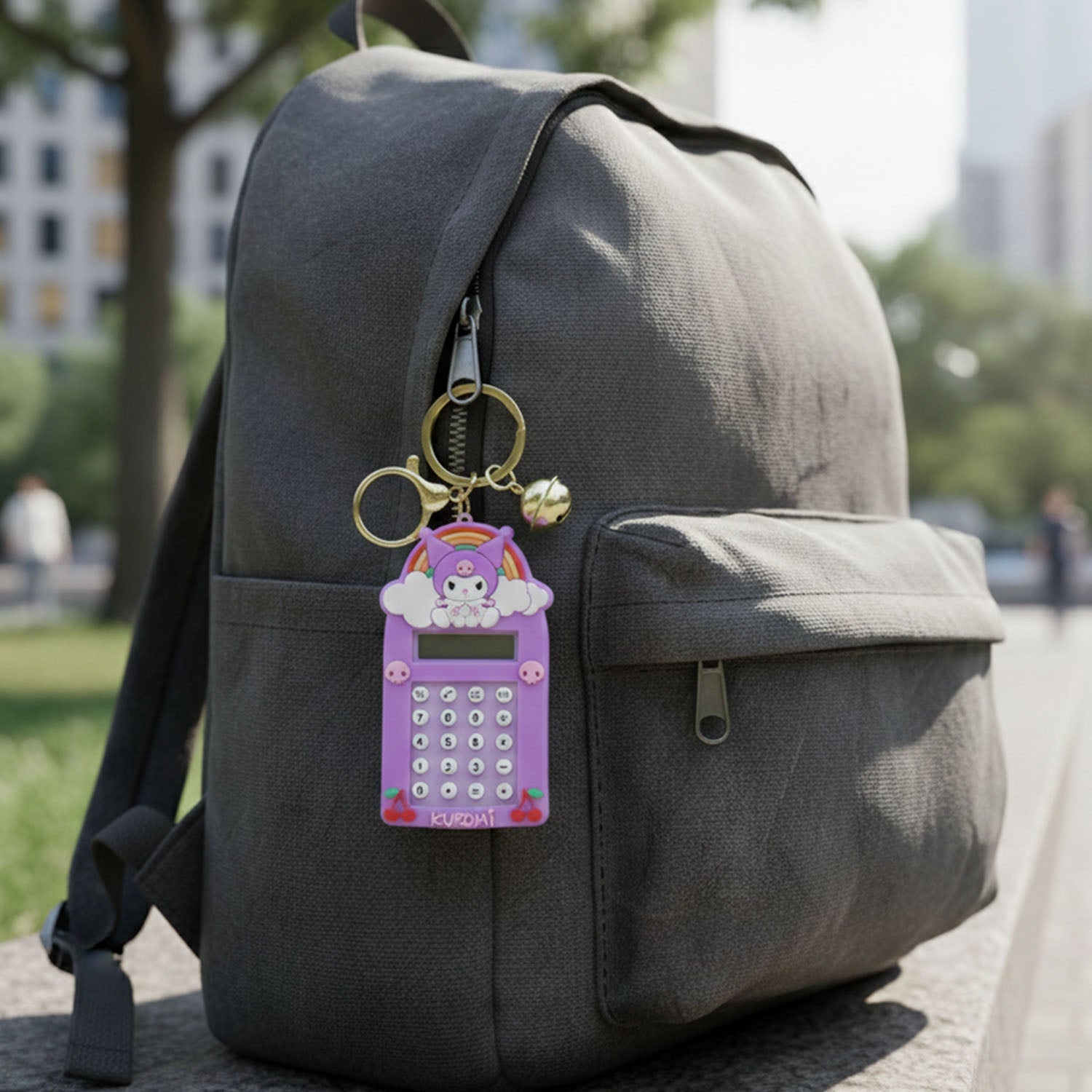 Digital Calculator Keychain