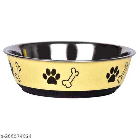Stainless Steel Feeding Bowls for Pet (Multicolor, 700 ml)