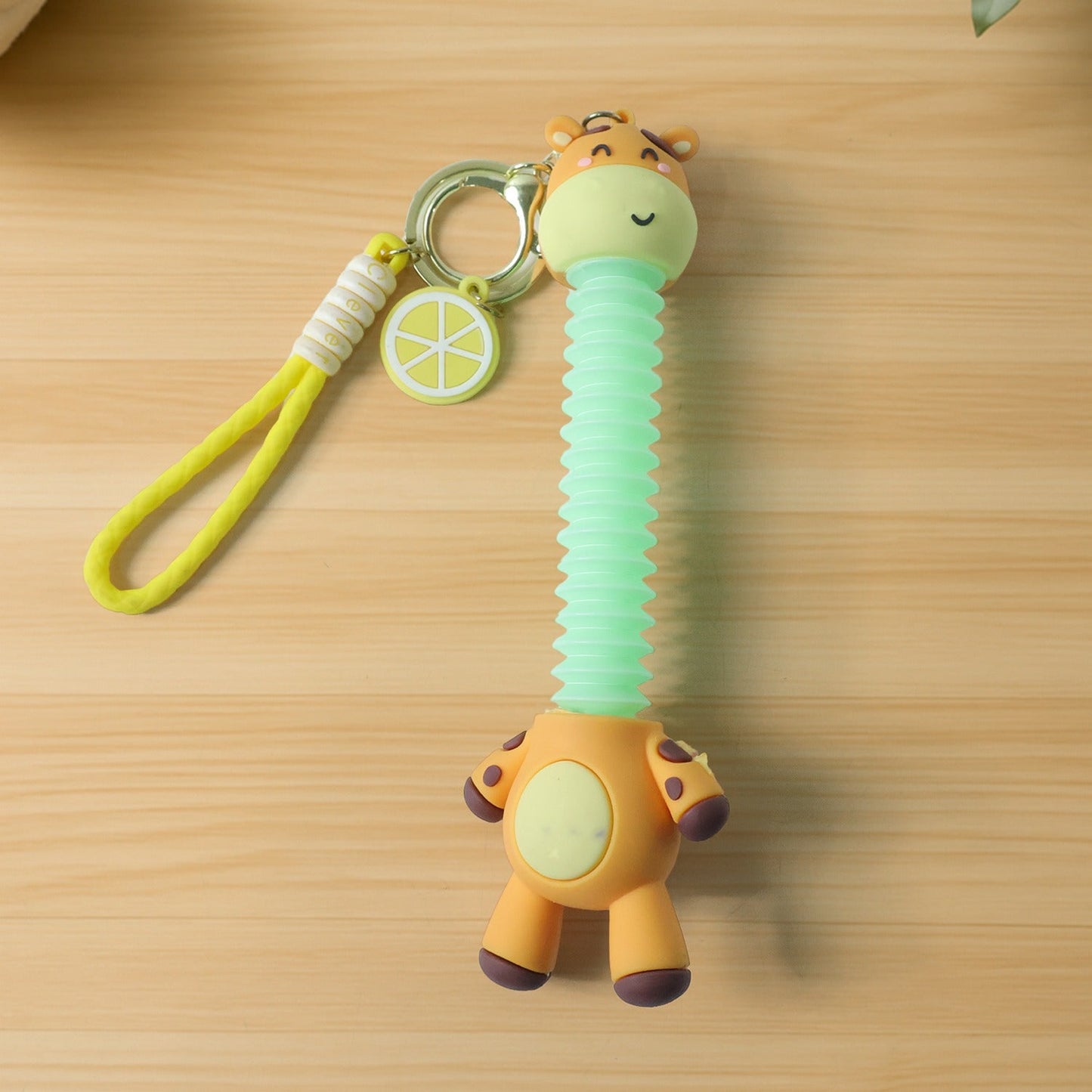 Cute Giraffe Cartoon Keychain (1 Pc)